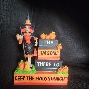 Witch Figurine "The Hats Only There To Keep The Halo Straight"